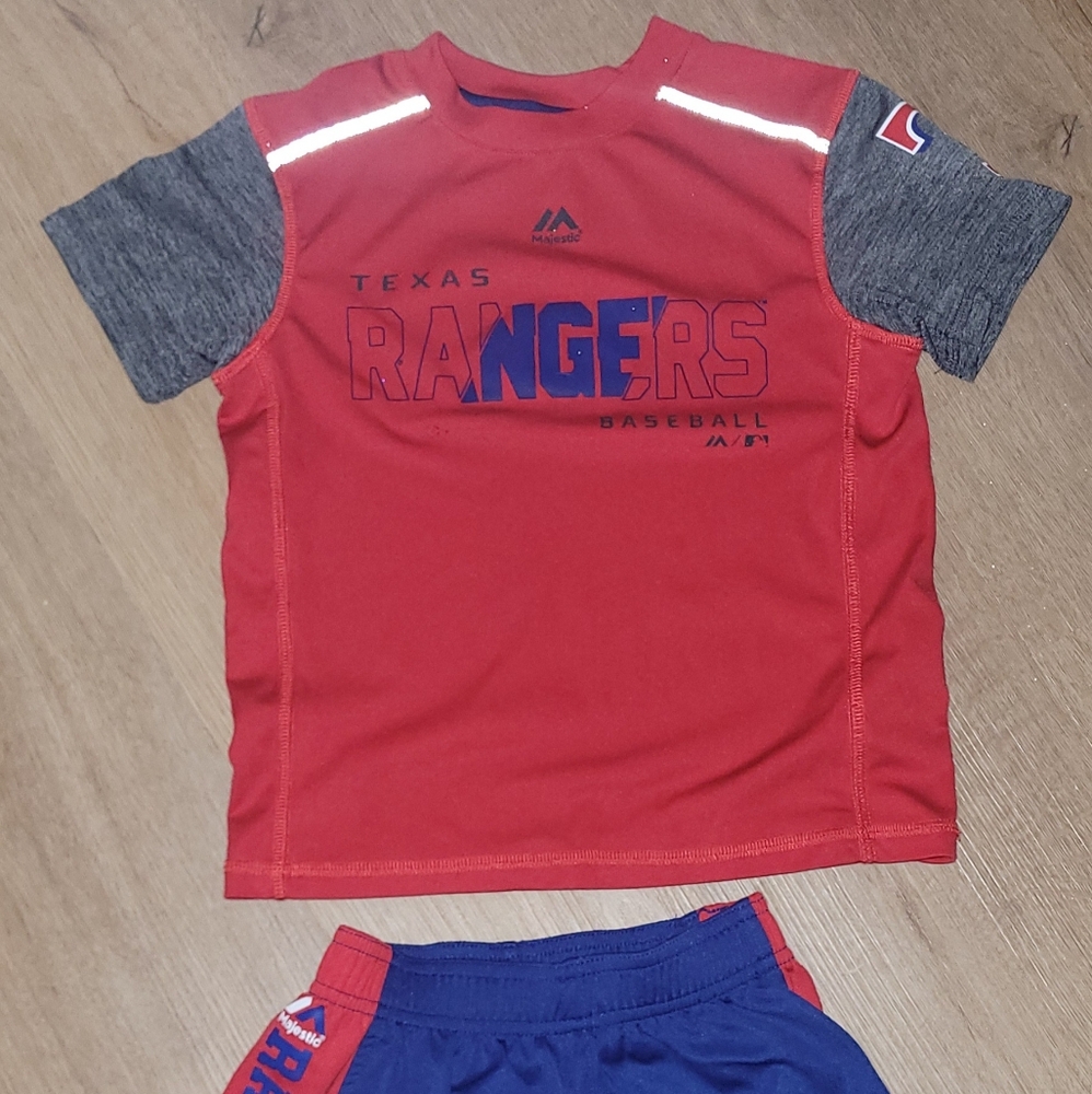Boy Texas Rangers matching set